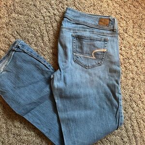 American Eagle Outfitters Medium Blue Straight Leg Jeans